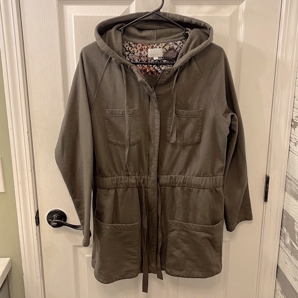 Just by Joseph A. Lightweight hooded womens jacket